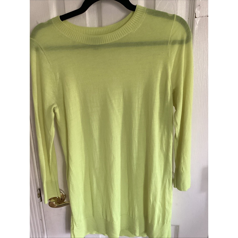 J Crew WOMANS Fluorescent Green XS Shirt‎